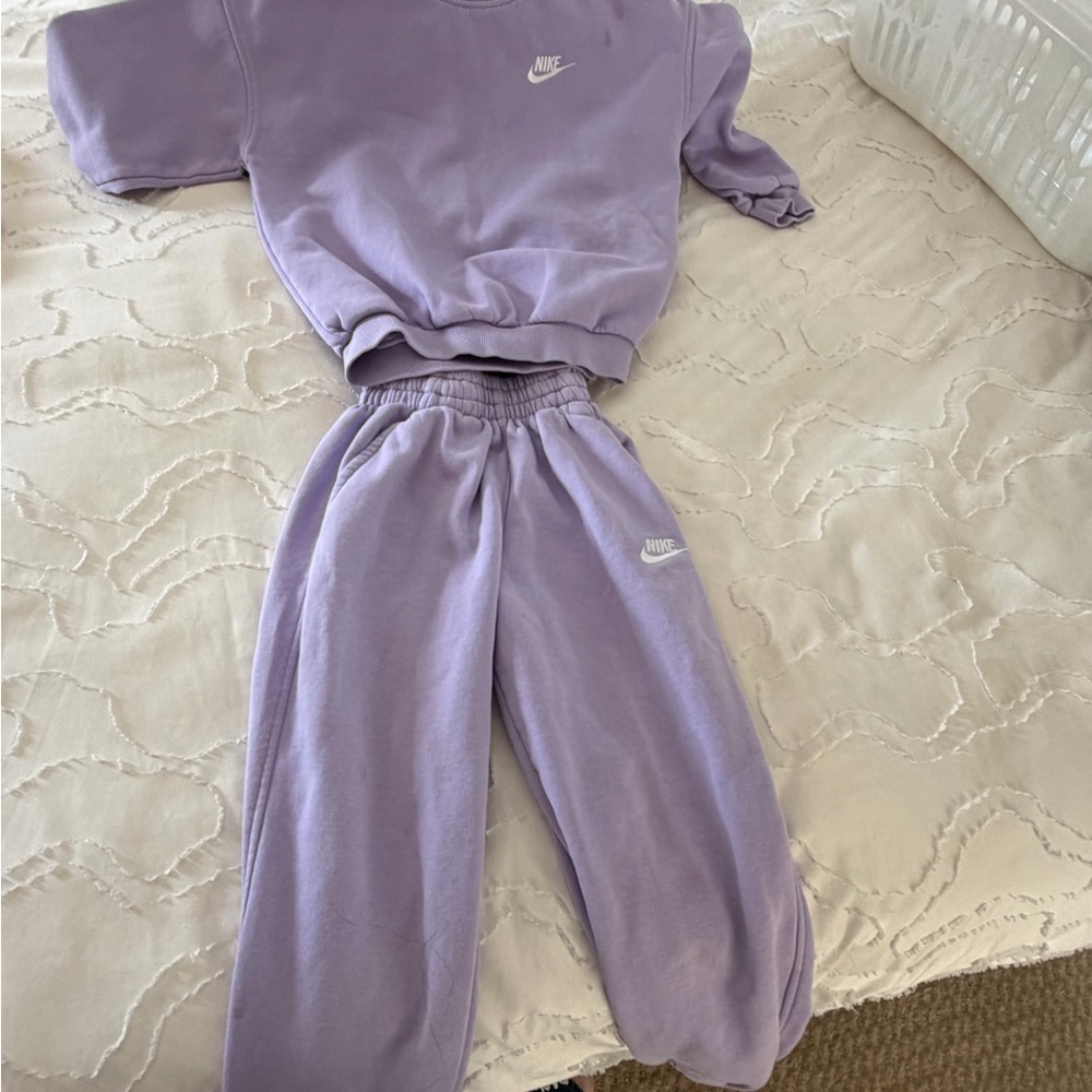 Nike GIRLS Purple Sweatsuit